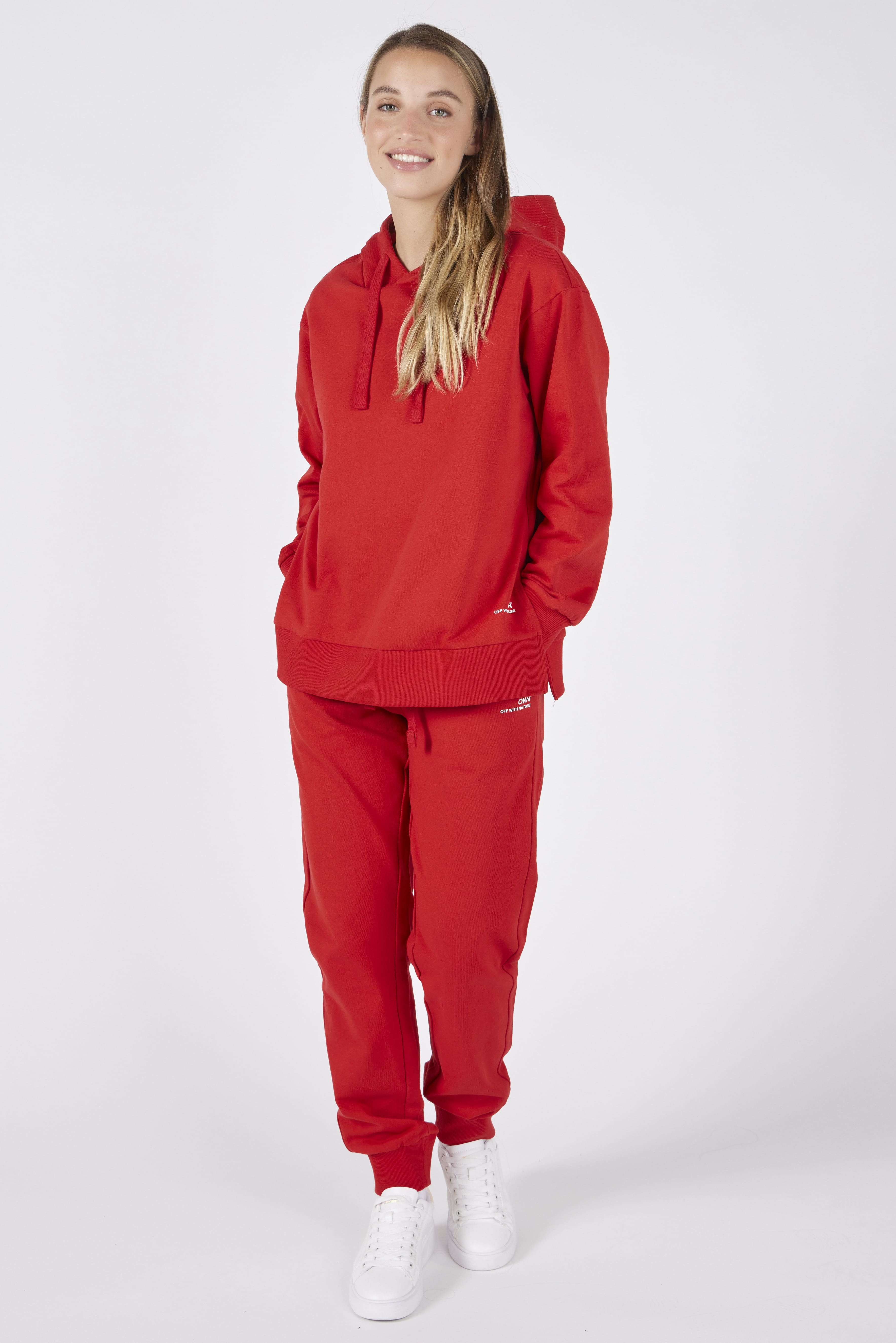 Set Felpa Felpata Cappuccino e Spacchi Laterali + Joggers Felpati