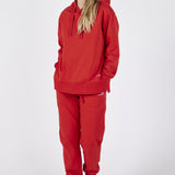 Hooded Sweatshirt with Side Slits + Fleece Joggers Set