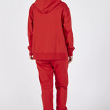 Set Felpa Felpata Cappuccino e Spacchi Laterali + Joggers Felpati