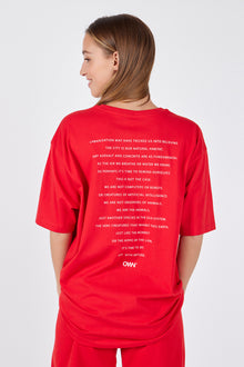  T-shirt girocollo oversize unisex